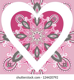 Abstract Romantic Background (Valentine card)