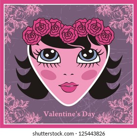 Abstract Romantic Background (Valentine card)