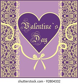 Abstract Romantic Background (Valentine card)