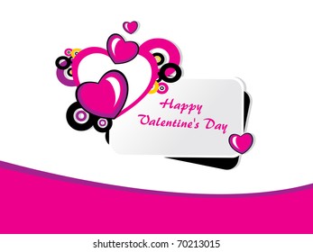 abstract romantic concept for happy valentine day celebration