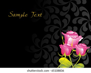 abstract romantic love background, vector illustration