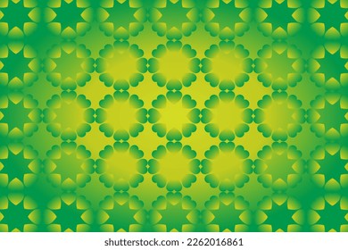 Abstract romantic and love vector background with heart in gradient colors