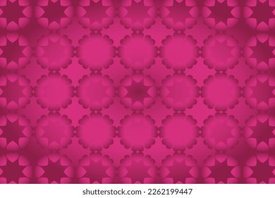 Abstract romantic and love vector background with heart in gradient colors