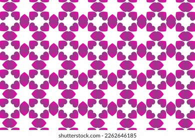 Abstract romantic and love vector background with heart in gradient colors