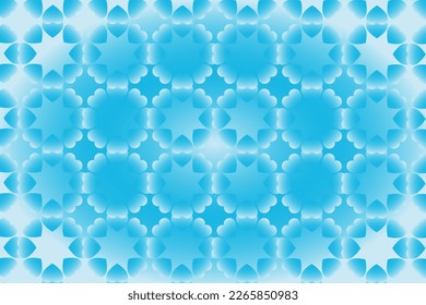 Abstract romantic and love vector background with heart in gradient colors