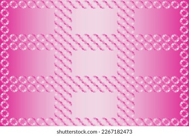 Abstract romantic and love vector background with heart in gradient colors