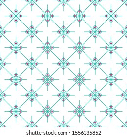 Abstract romantic seamless pattern with hearts on white background. Valentines Day vector illustration. Design element for wrapping paper, wallpaper, banner and fabric.