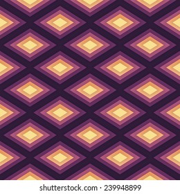 Abstract Romb seamless geometric pattern. Vector illustration