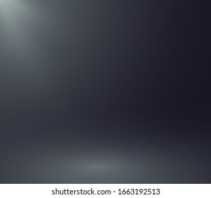 Abstract room background with light. Place for taking pictures, vector illustration.