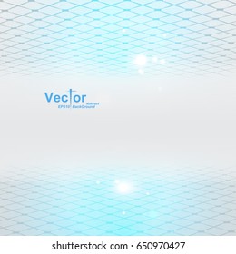 abstract room perspective blue grey white background 