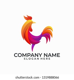 Abstract Rooster illustration vector template. Suitable for Creative Industry, Multimedia, entertainment, Educations, Shop, and any related business