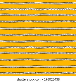 Abstract rope seamless pattern. 