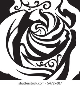 abstract rose