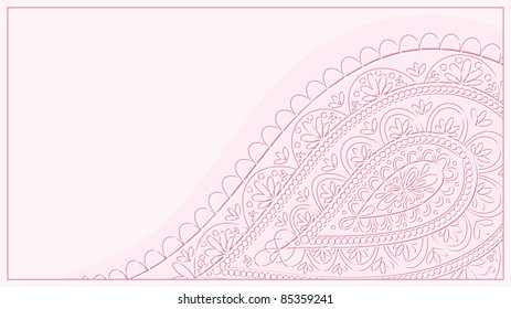 abstract rose background with lace