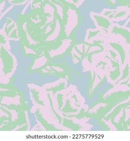 Abstract Rose Floral seamless pattern design for fashion textiles, graphics, backgrounds and crafts
