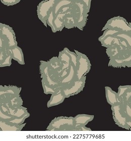 Abstract Rose Floral seamless pattern design for fashion textiles, graphics, backgrounds and crafts