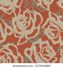 Abstract Rose Floral seamless pattern design for fashion textiles, graphics, backgrounds and crafts