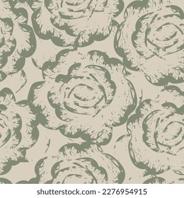 Abstract Rose Floral seamless pattern design for fashion textiles, graphics, backgrounds and crafts