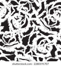 Abstract Rose Floral seamless pattern design for fashion textiles, graphics, backgrounds and crafts