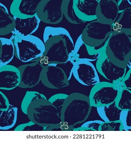 Abstract Rose Floral seamless pattern design for fashion textiles, graphics, backgrounds and crafts