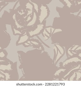 Resumen de diseño de patrón sin costuras de Rose Floral para textiles de moda, gráficos, fondos y artesanías