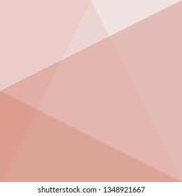 Abstract rose gold color pattern of geometric shapes, Geometric triangular background, vector