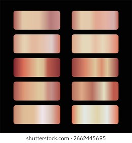 Abstract Rose Gold Gradient Blend para a embalagem do produto

