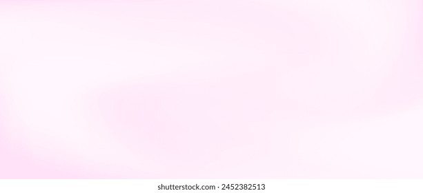 Abstract rose gradient background. Blurred light pastel pink texture. Gloss liquid pinkish rosy wallpaper. Smooth cotton candy backdrop for banner, poster, flyer, cover, brochure. Vector illustration