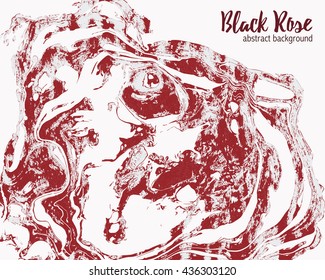 Abstract rose marbling ebru background. Vector illustration