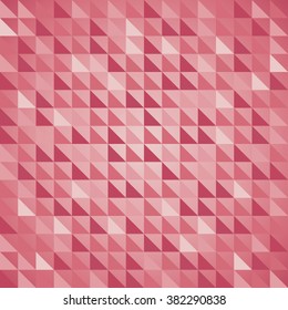 abstract rose quartz background with triangle pattern (vector)