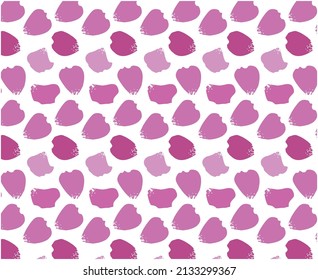 Resumen de pétalos rosados. pétalos de flores. Ilustración dibujada a mano, saludo de día de San Valentín, diseño gráfico vectorial.