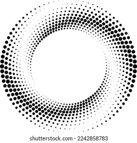 Abstract rotated black and white lines.vortex form. Geometric art. Design element. Digital image with a psychedelic stripes.Design element for prints, web, template