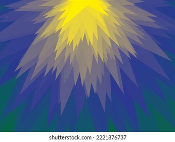 Abstract rotated colorful lines , black background. Geometric art. Design element. Digital image with a psychedelic stripes.Design element for prints, web, template