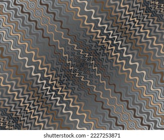 Abstract rotated colorful lines , red and yellow background. Geometric art. Design element. Digital image with a psychedelic stripes.Design element for prints, web, template