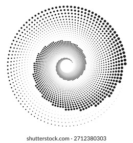 Abstrato forma rotacionada, preto e branco, geometria sacral 