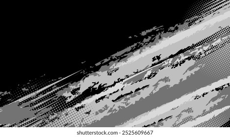 Abstractas fondo de diseño de textura Grunge en blanco y negro áspero. Textura sucia del fondo del grunge