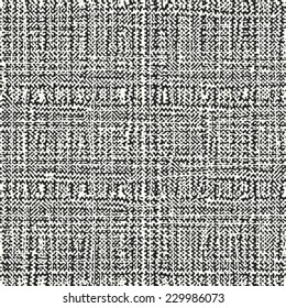 Abstract rough fabric background. Seamless pattern. Vector.