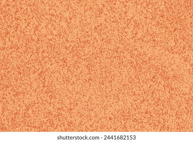 Textura de grunge granulada rugosa abstracta para diseños vintage. Naranja - beige ruidoso shabby vector patrón para superposición. Superficie arenosa