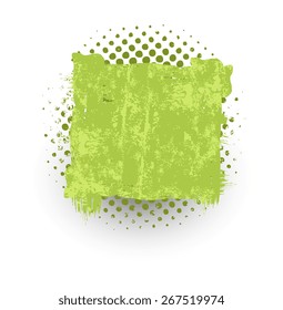 Abstract Rough Grunge Halftone Banner
