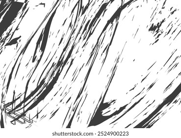 Abstract rough grunge vector background design vector. Black and white grunge texture or background