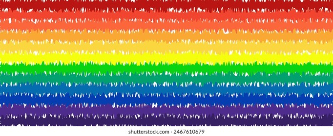 Abstract rough rainbow colorful pattern background. Generative AI technology.