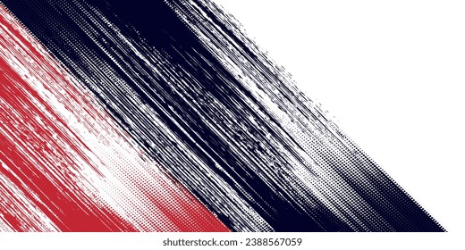 Abstract Rough Red Grunge Texture Design Background. Grunge halftone dots vector texture background