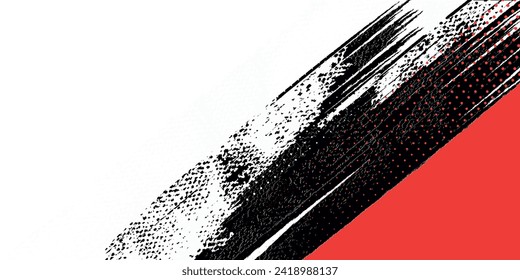 Abstract Rough Red Grunge Texture Design Background Dots blue color pattern halftone gradient grunge texture background. Comic sport style vector illustration