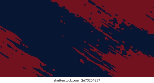 Abstrato áspero vermelho Grunge Textura Design Background Pontos de meio tom azul padrão de cor gradiente grunge textura fundo.