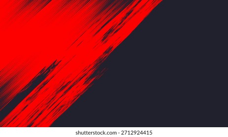 Resumo áspero vermelho grunge textura design fundo. Fundo de textura vetorial de pontos de meio-tom do Grunge. Quadros de Borda. fundo branco isolado