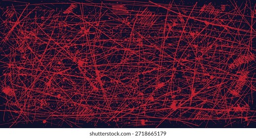 Abstract Rough Red Grunge Texture Design Background. Grunge halftone dots vector texture background. Border Frames. isolated white background,