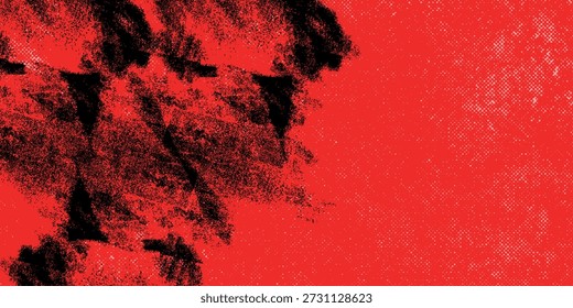 Abstract Rough Red Grunge Texture Design Fundo Pontos de meio tom azul padrão de cor gradiente grunge textura fundo.
