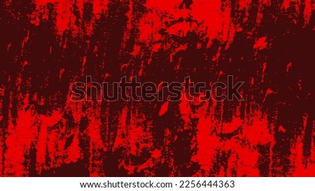 Abstract Rough Red Grunge Texture Design Background