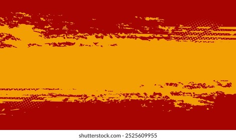 Abstract Rough Red and Yellow Grunge texture design background. Dirty grunge background texture