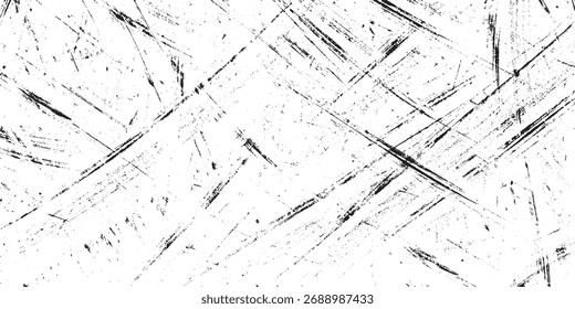 Abstractas áspero rasguño Grunge textura fondo blanco negro